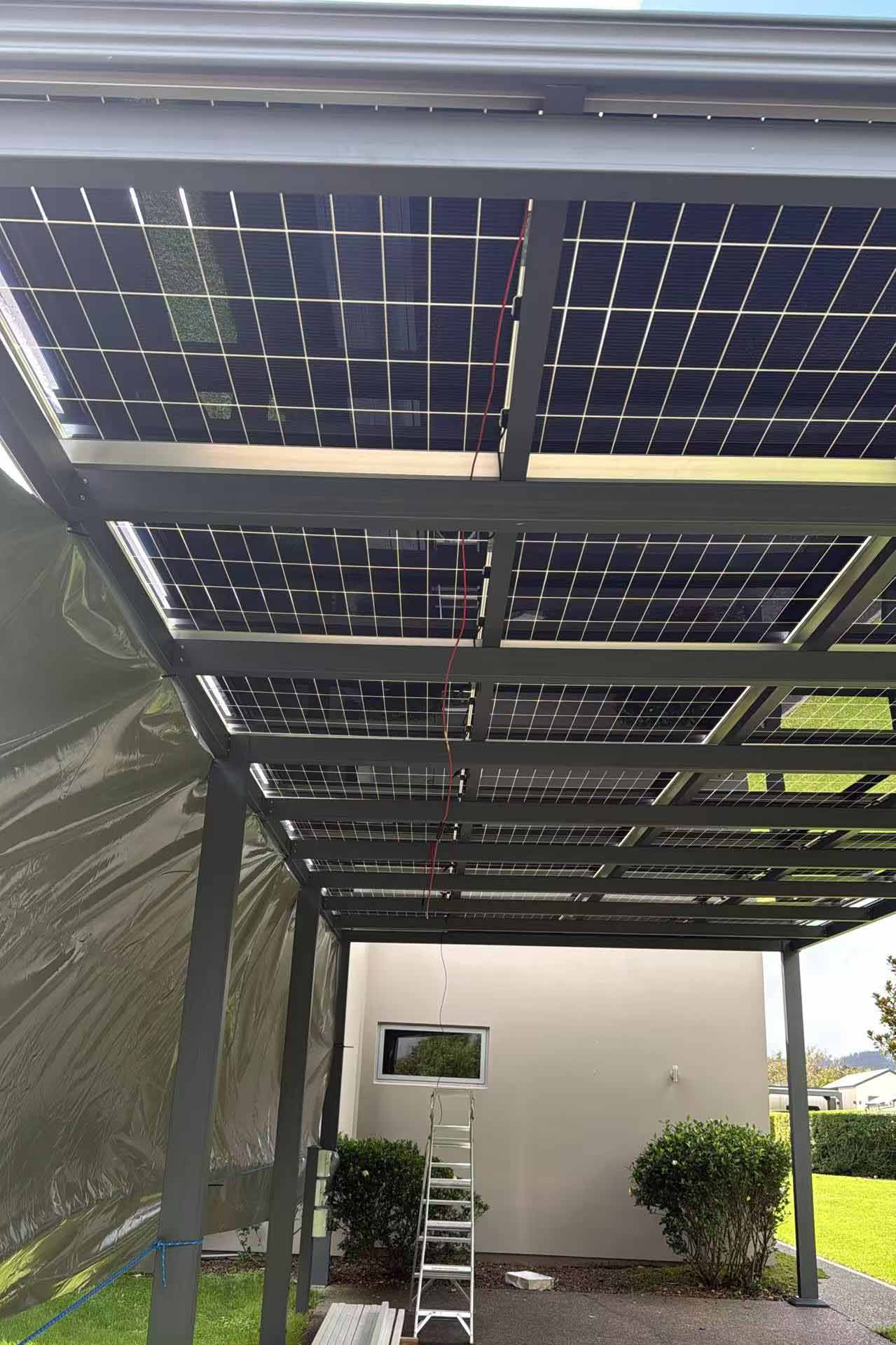 Carport External Solar Panels