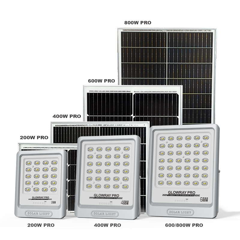 Солнечный прожектор FGET Pro Series мощностью 200 Вт, 400 Вт, 600 Вт, 800 Вт с рассеивающими светодиодами.
