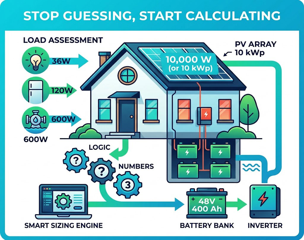 How to Accurately Size an Off-Grid Solar System?